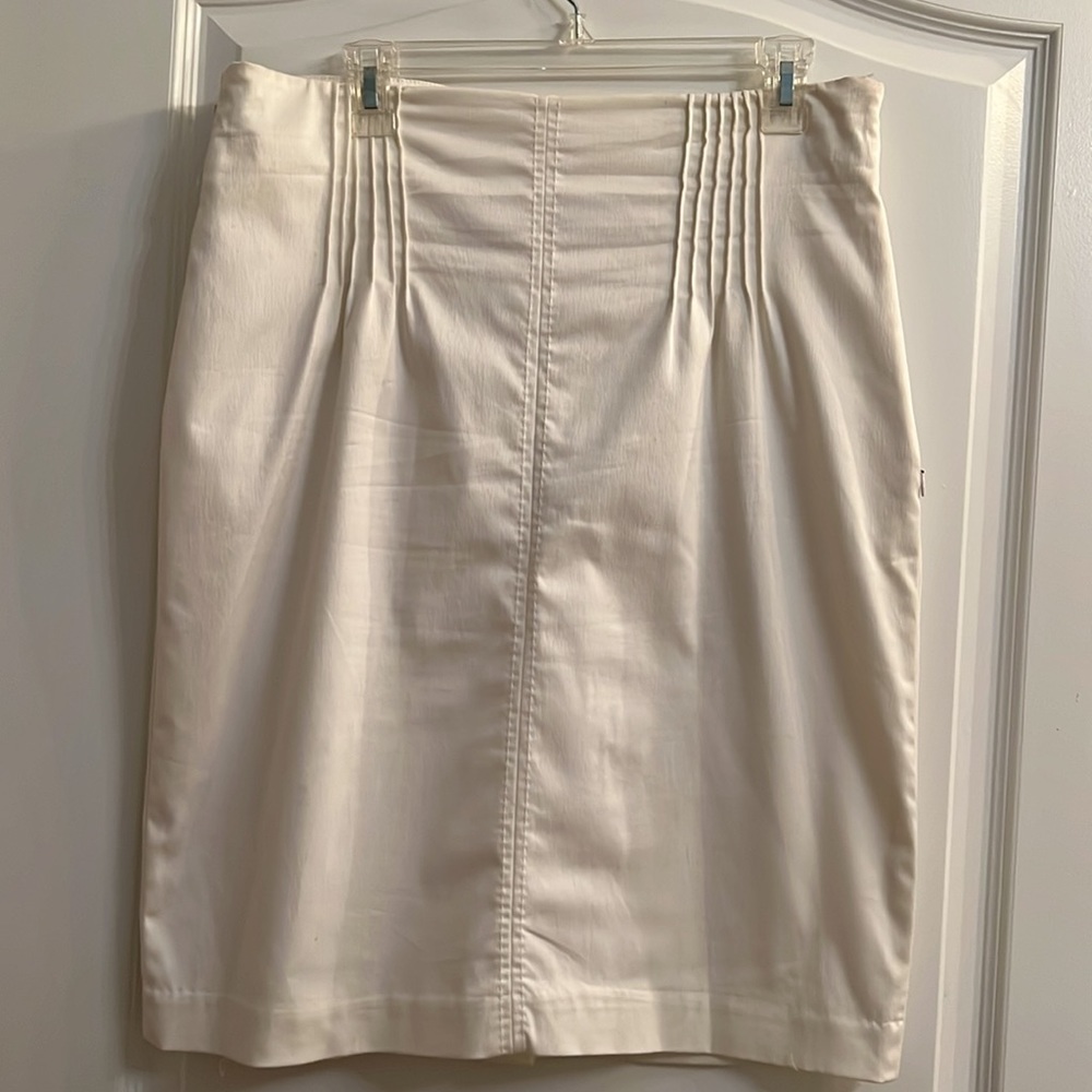 Worthington White Skirt Sz 14P